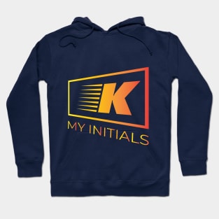 Letter K Letter Art Hoodie